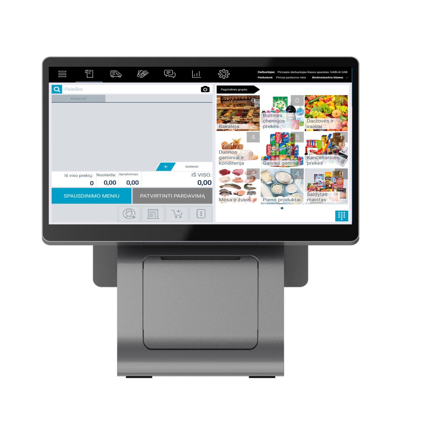 i.EKA kasos aparatas su PAYKIT